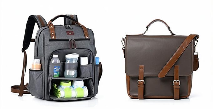 backpack vs messenger bag: which diaper bag style suits dads best? || Backpackbin.com