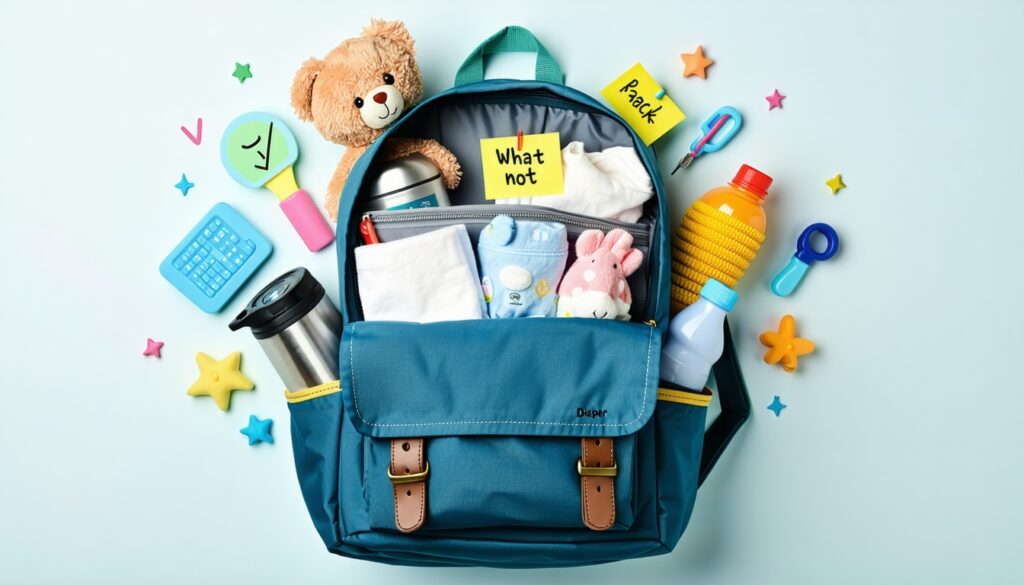 what not to pack in a diaper backpack: mistakes dads make || Backpackbin.com
