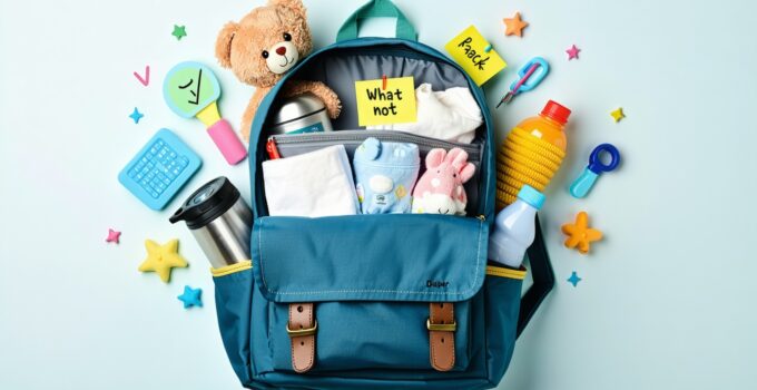 what not to pack in a diaper backpack: mistakes dads make || Backpackbin.com
