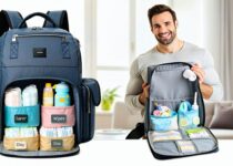 how to stay organized using packing cubes in a diaper backpack || Backpackbin.com