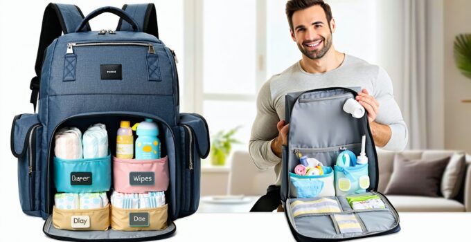 how to stay organized using packing cubes in a diaper backpack || Backpackbin.com
