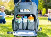 high-capacity dad diaper backpacks that can fit two kids’ gear || Backpackbin.com
