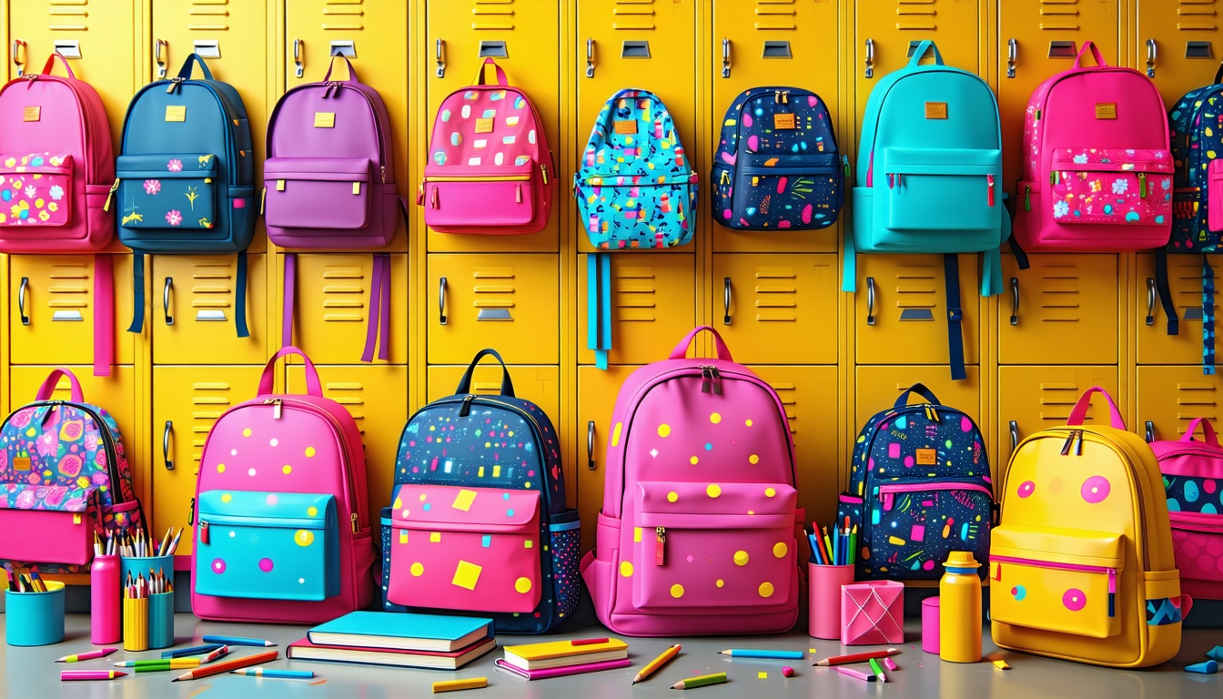 colorful school backpacks for teenage girls || Backpackbin.com